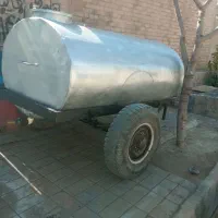 تانکر دو چرخ 2500لیتری ورق آهنی سه میل