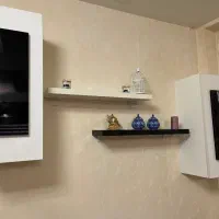 دو عدد باکس و دو عدد شلف دیواری های گلس ترک