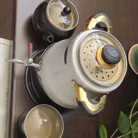 کتری و قندون و قوری کار کرده ۳ لیتری