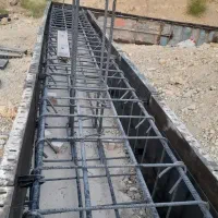 ارماتور بندی الماتور  اسکلت فلزی استخر  شناز سوله