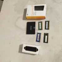 تعدادی رم لپ تاپ و هارد ssd و اکسترنال