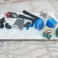 تعدادی وسایل  دستگاه شیردوشی