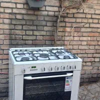 اجاق گاز فر دار لعابی Ihome ایتالیا در حد نو