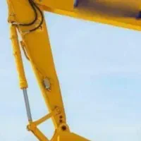 بیل بکهو لوله کذاری اب برق گاز پی دیوار استخر