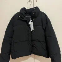کاپشن اصل Pull&Bear ترکیه - نو - مشکی - سایزM