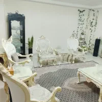 میل استیل ۷نفره با نهارخوری ۶نفره