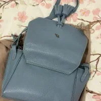 کیف چرم مشهد آبی