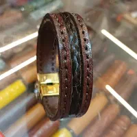 دستبند چرم موی یار