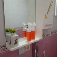 روشویی همراه با آینه