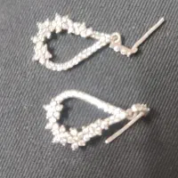 گوشواره نقره دو جفت