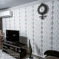 نقاشی ساختمان طرح کاغذ دیواری