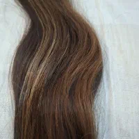 فروش موی طبیعی ۴۶سانت رنگ و مش داره