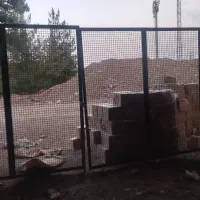 درب پارکینگی فلزی توری