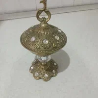 ۲عدد قندان ایستاده نگین دار ویدونه مدل اسبی
