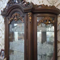 بوفه چوبی خیلی شیک منبت کاری چوب راش