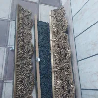 کتیبه وقاب پرده طلایی