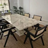 صندلی چوبی مدل ویکتور کف حصیری