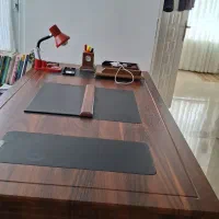 میز مدریت با کناره و صندلی مدریت و نیم ست