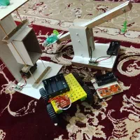 کاردستی جرثقیل،اسانسور،ماشین کنترلی،طرح جابر جابر