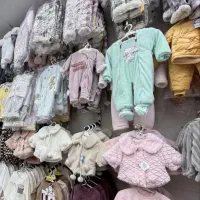 سرویس لباس روهمی رنگبندی نوزاد درسیسمونی/