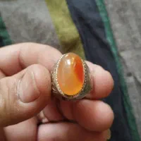 انگشتر عقیق یمنی کهنه