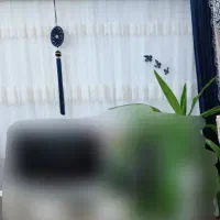 دستک پرده ۲ عدد و کتیبه وگل پرده