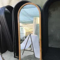 آینه قدی گنبدی چوبی (بدون آینه/عمده)