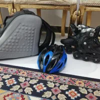 اسکیت ..سایز 32تا35..کامل باتمام تجهیزات