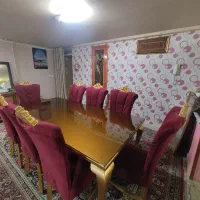 میز ناهارخوری  ۸ نفره چوبی  به ابعاد ۲۰۰ در ۱۰۰ cm