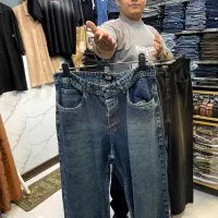 شلوار بگ پارچه ترک (تنظیم بازاری)