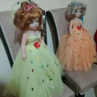 فروش عروسک تزئینی لباس گلدار