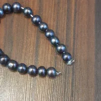 دستبند مروارید (طبیعی) ۷ رنگ قفل نقره