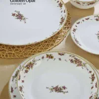 ظروف غذا خوری Golden Opal قالب diwali طرح رز