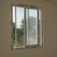 درب و پنجره دوجداره upvc.توری پلیسه