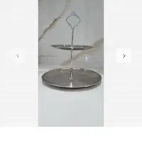 شیرینی خوری دو طبقه استیل