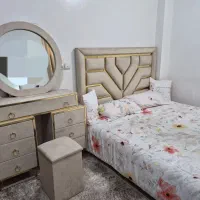 سرویس خواب میز آرایش آینه و تخت