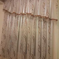 پرده حریر به همراه والان