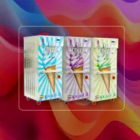 دستگاه بستنی قیفی/بستنی ساز قسطی ازکارخونه