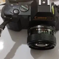 دوربین عکاسی canon T50با فلش و سپایه
