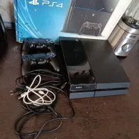 ps4 فت 500 گیگ دو دسته همراه با بازی