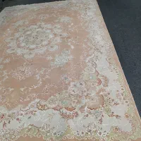 1 تخته فرش 12متری تمام نخ خوش نقش شسته شده 700شانه