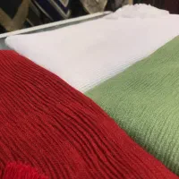 شال پلیسه ای برشکا تک رنگ