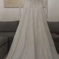 لباس عروس دانتل فرانسه سایز۴۰/۴۲/۴۴