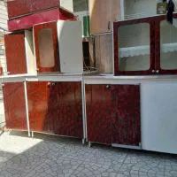 کابینت تمام فلزی ۸ تیکه بهمراه سینک دوقلو وهود