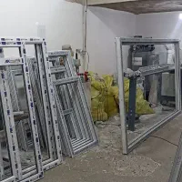 درب پنجره آلمنیوم وupvc دوجداره وتوری کشوی