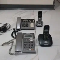فروش تعدادی تلفن رومیزی و بیسیم سیم سالم