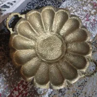 ظرف میوه خوری قدیمی جنس برنج قطر ۲۵ سانت
