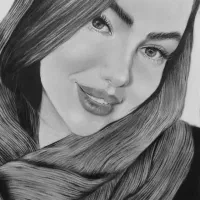 انجام سفارشات نقاشی چهره سیاه قلم