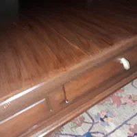 میز چهارگوش جلومبلی چوبی