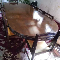 میز غذاخوری هشت نفره تمام چوب